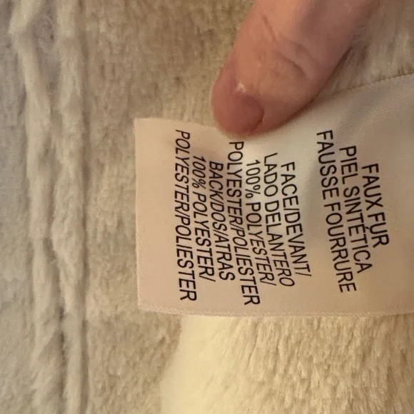 Lucky Brand Women's Brown Jacket with Cream Lining Faux Suede L - Picture 4 of 5